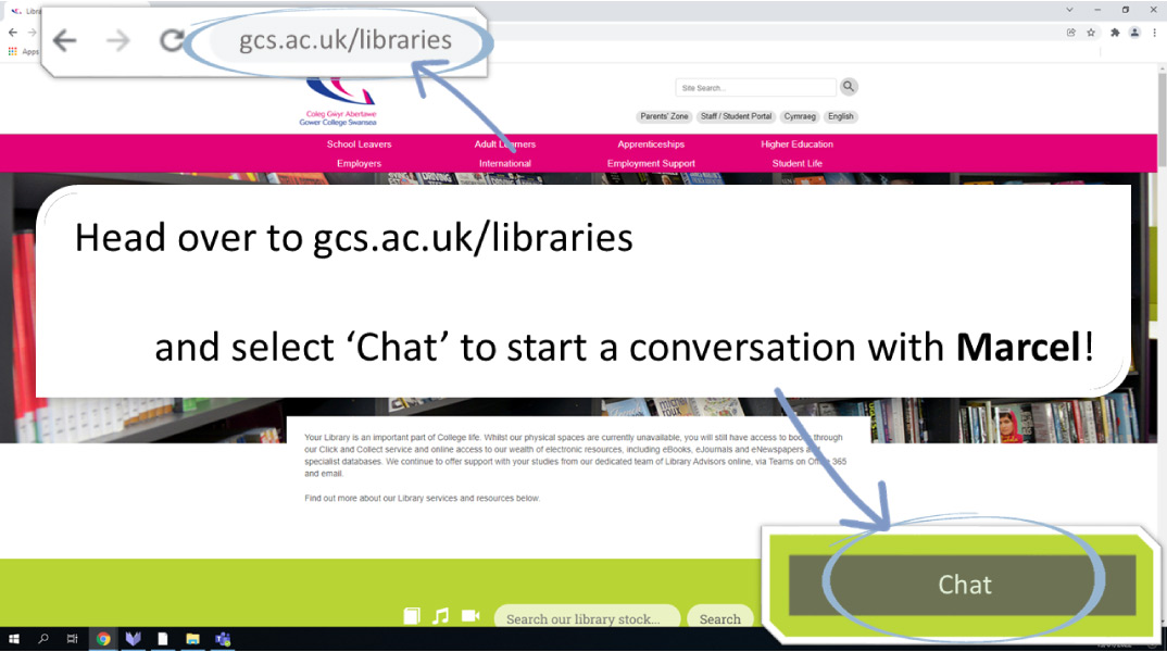 library-webpage